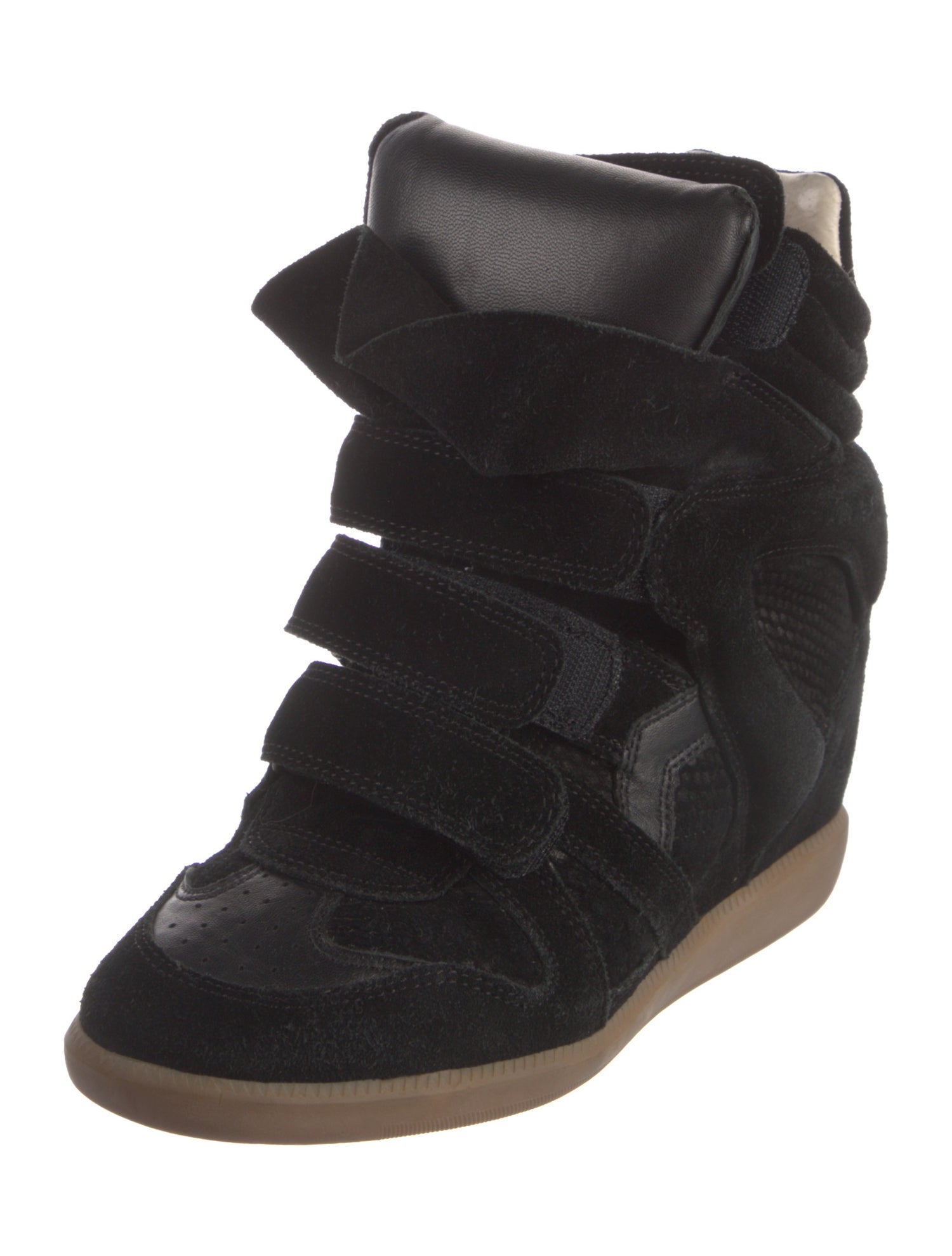 Isabel Marant Suede Wedge Sneakers