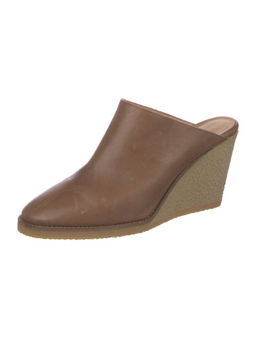 Isabel Marant Leather Colorblock Pattern Mules