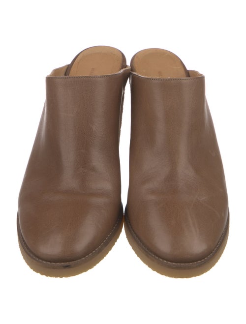 Isabel Marant Leather Colorblock Pattern Mules