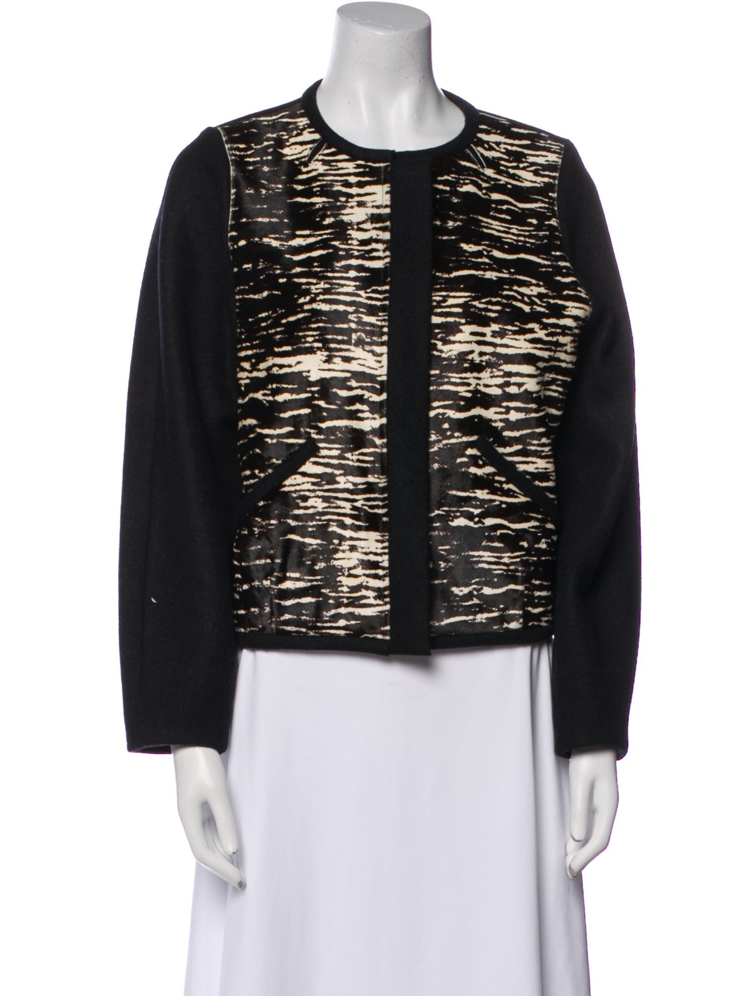 Isabel Marant Merino Wool Printed Evening Jacket