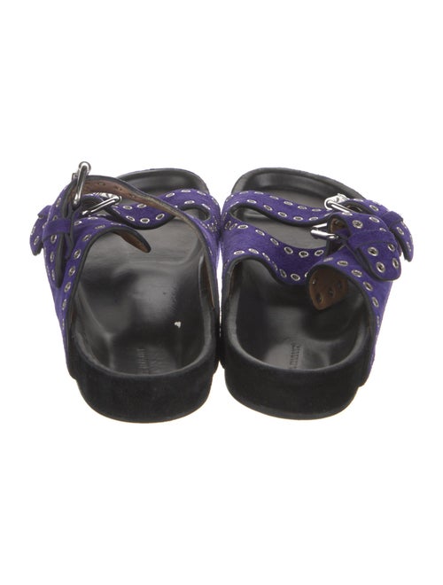 Isabel Marant Suede Printed Slides
