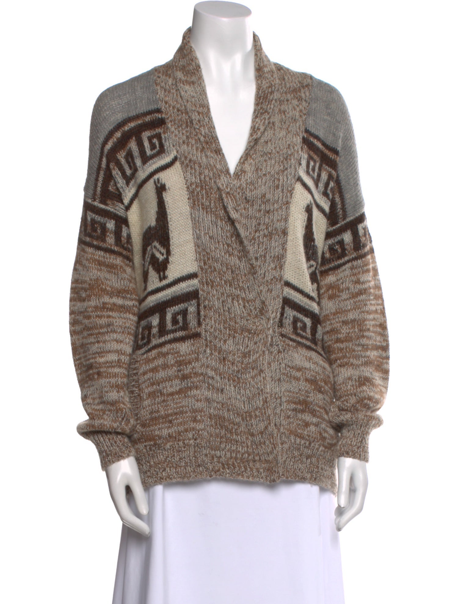 Isabel Marant Printed V-Neck Sweater