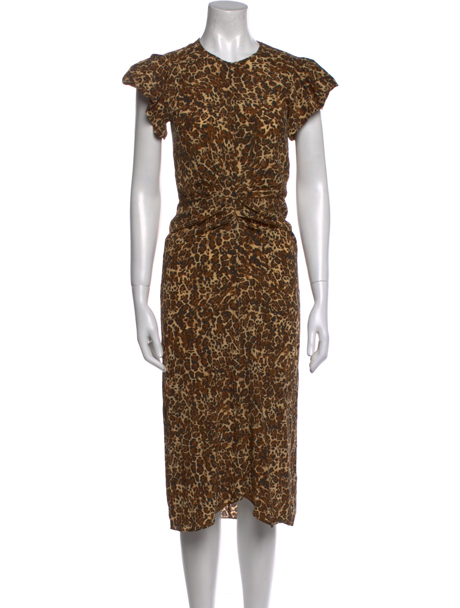 Isabel Marant Animal Print Long Dress
