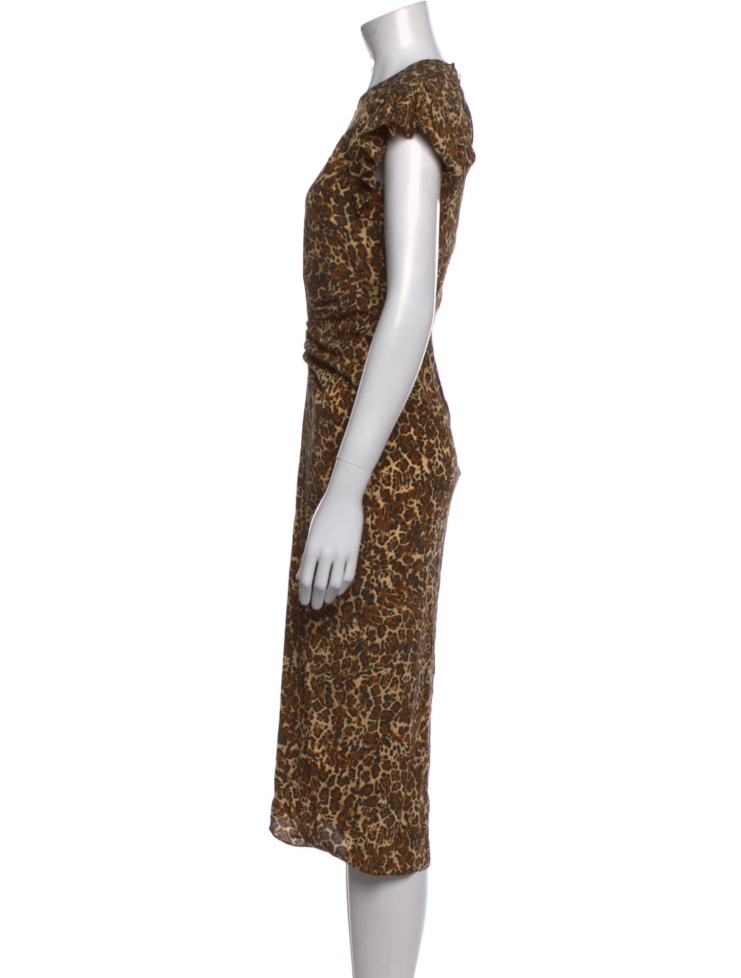 Isabel Marant Animal Print Long Dress