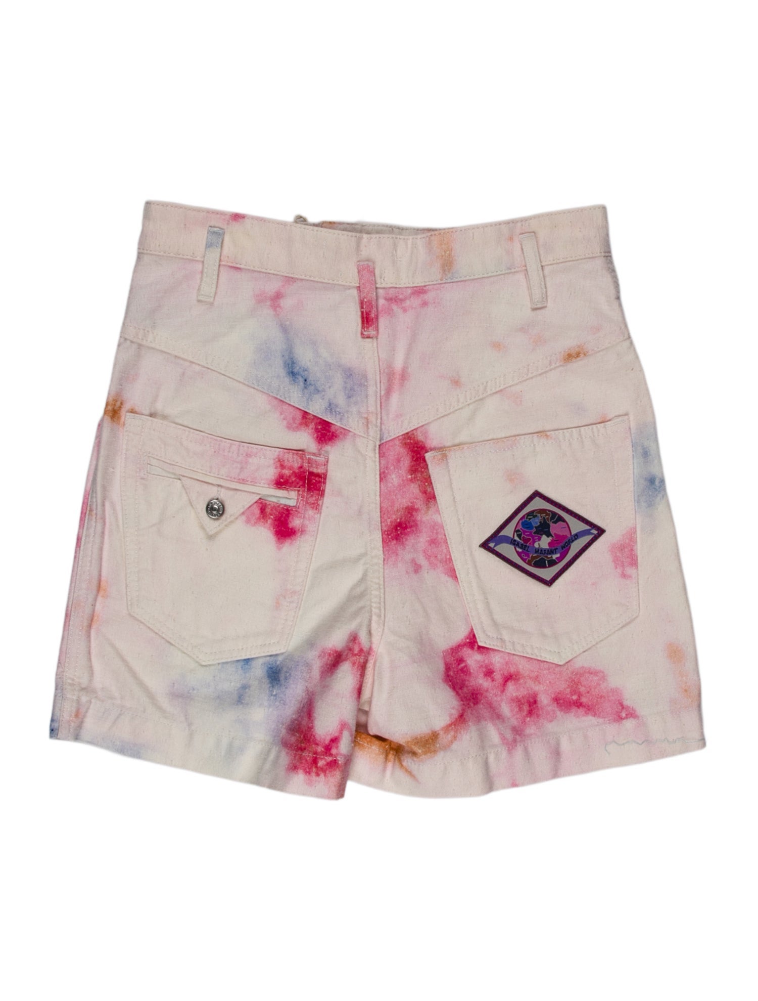 Isabel Marant Tie-Dye Print Knee-Length Shorts w/ Tags