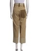 Isabel Marant Colorblock Pattern Straight Leg Pants