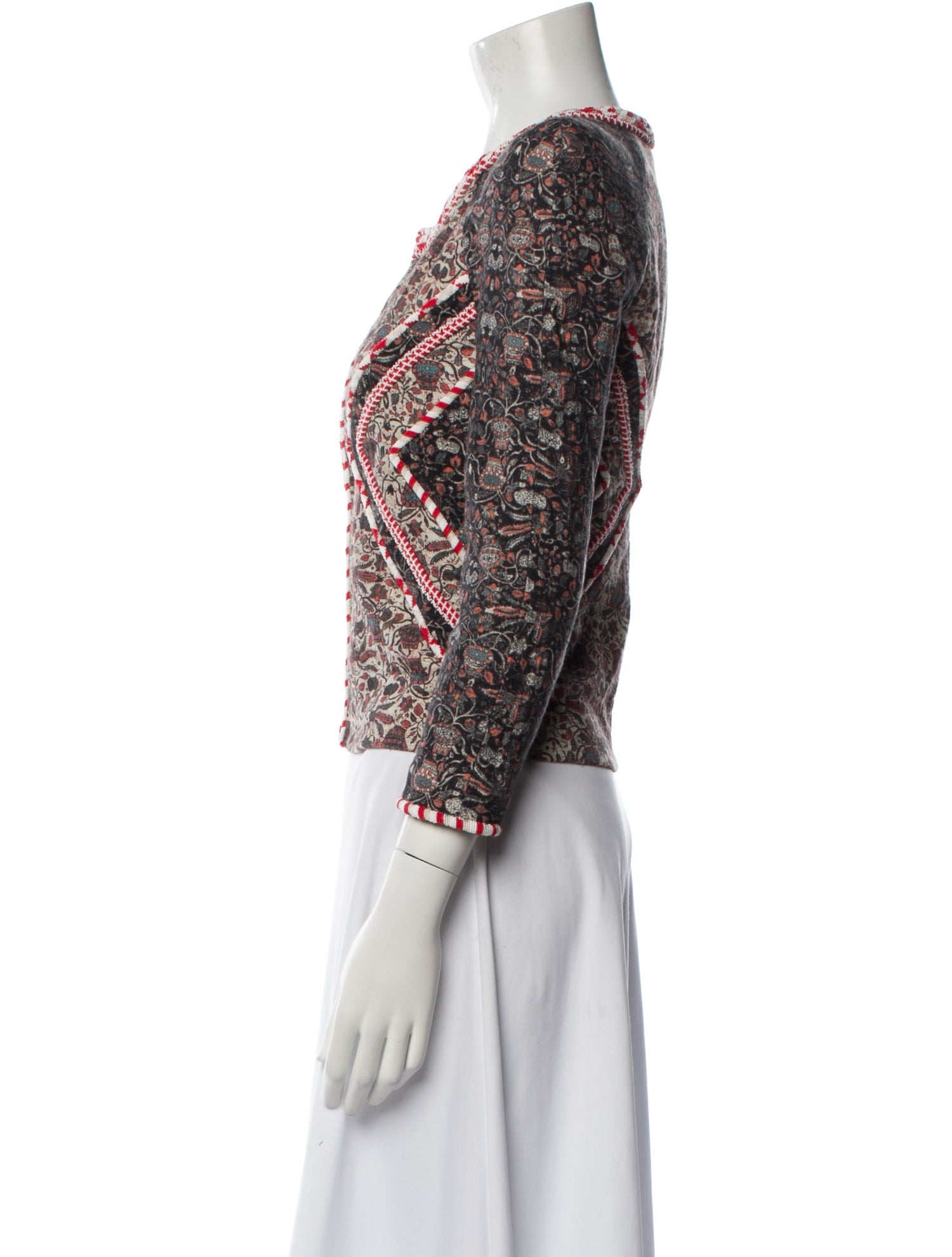 Isabel Marant Tweed Pattern Evening Jacket