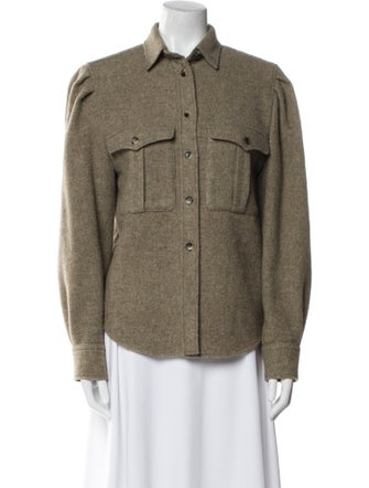 Isabel Marant Virgin Wool Utility Jacket