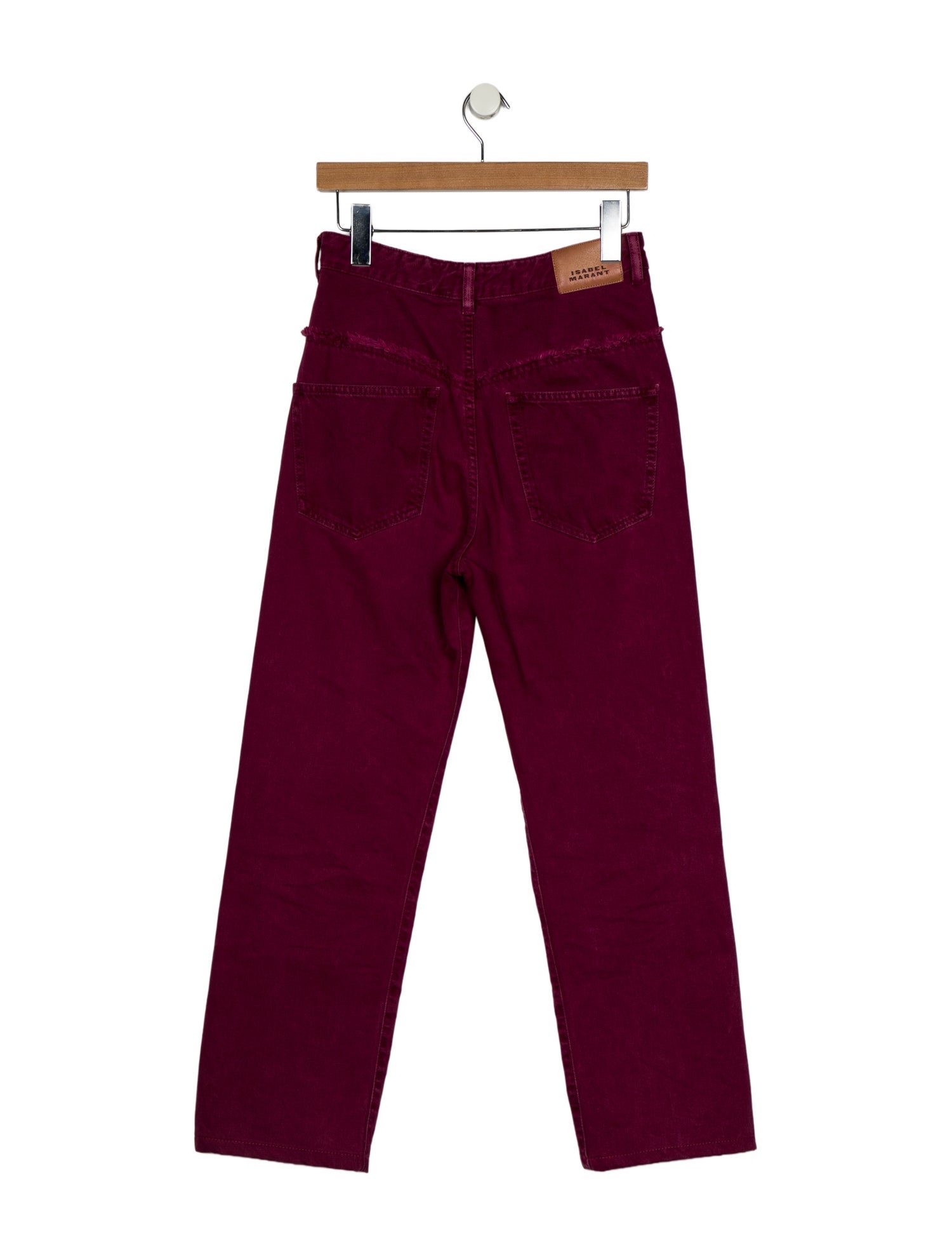 Isabel Marant High-Rise Straight Leg Jeans
