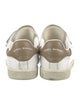Isabel Marant Leather Colorblock Pattern Sneakers