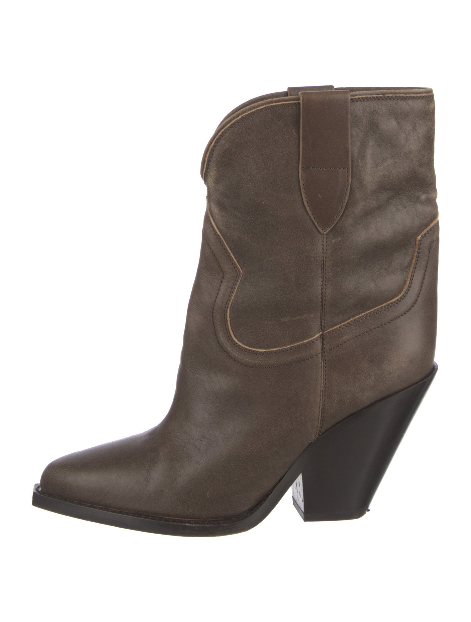 Isabel Marant Suede Western Boots