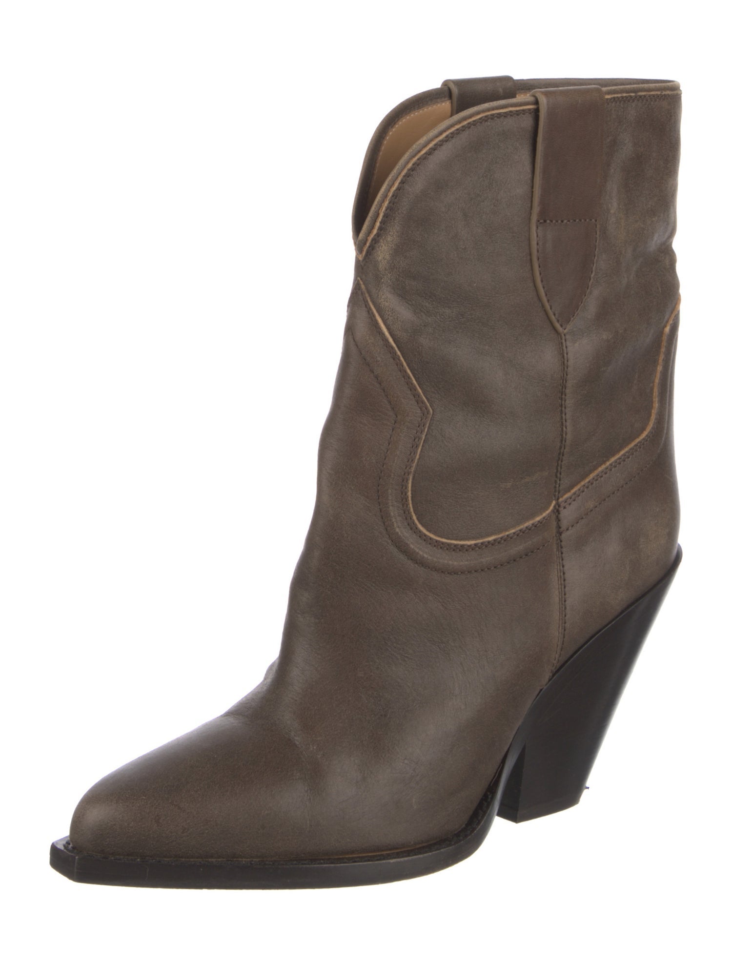 Isabel Marant Suede Western Boots