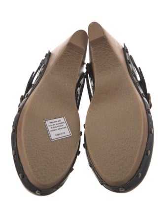 Isabel Marant Leather Studded Accents Slides