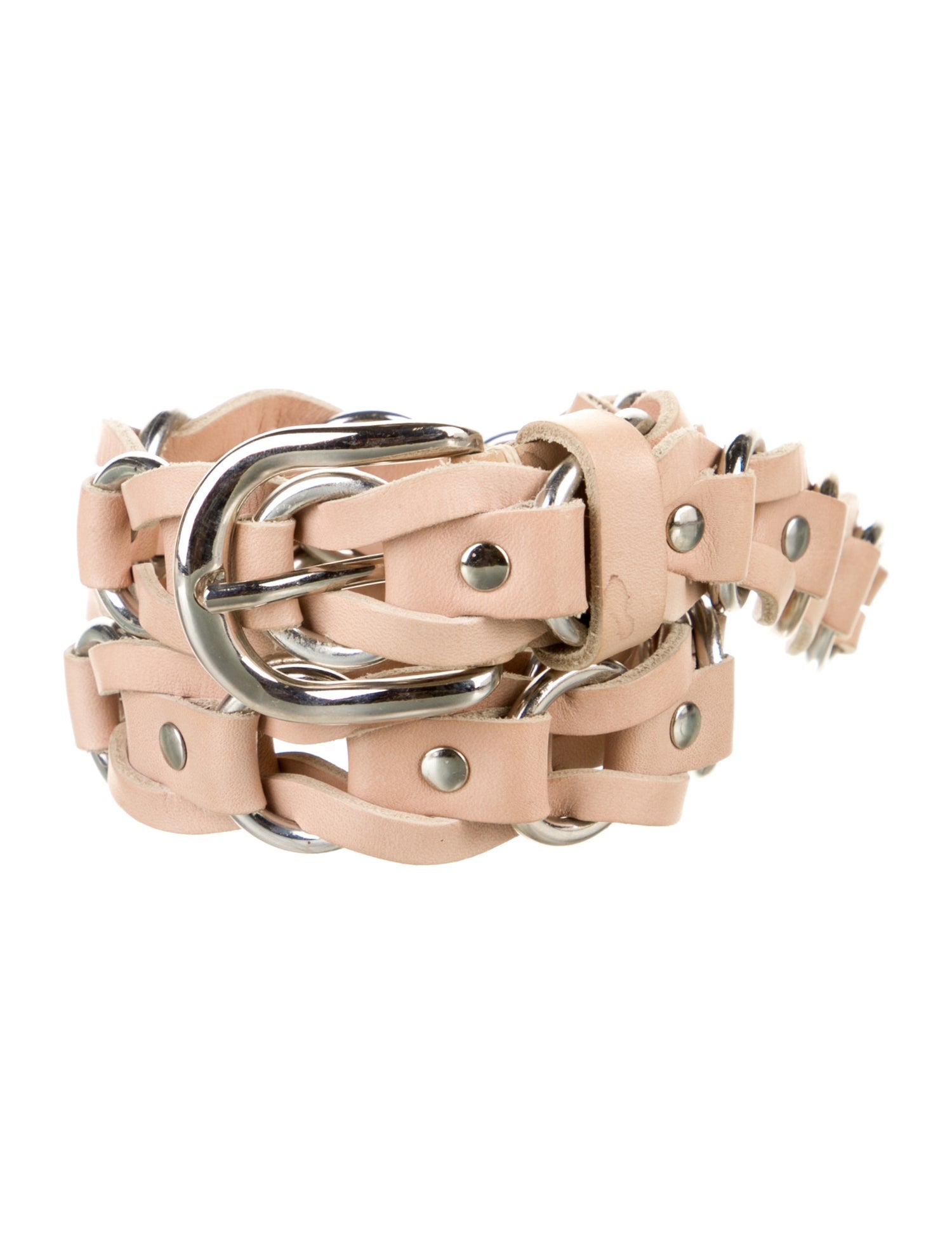 Isabel Marant Leather Chain-Link Accents Belt