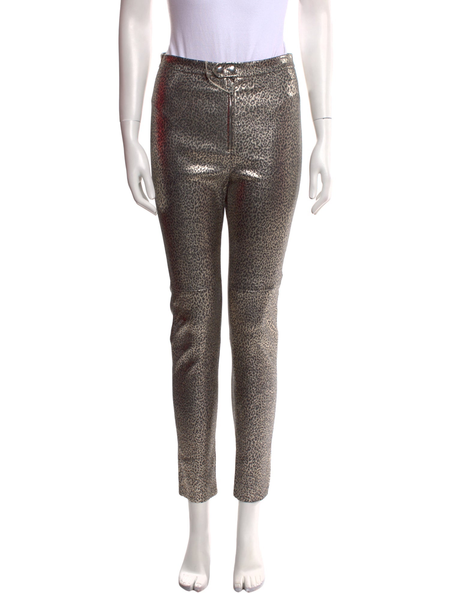 Isabel Marant Leather Skinny Leg Pants