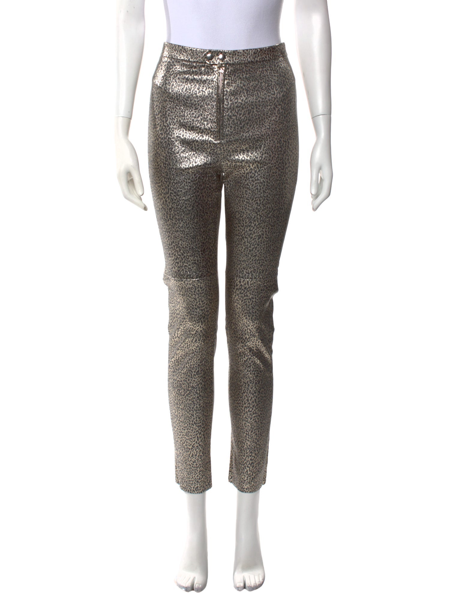 Isabel Marant Leather Skinny Leg Pants