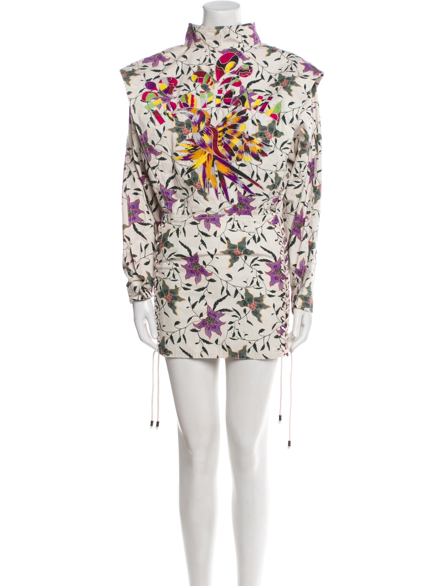 Isabel Marant Floral Print Mini Dress w/ Tags