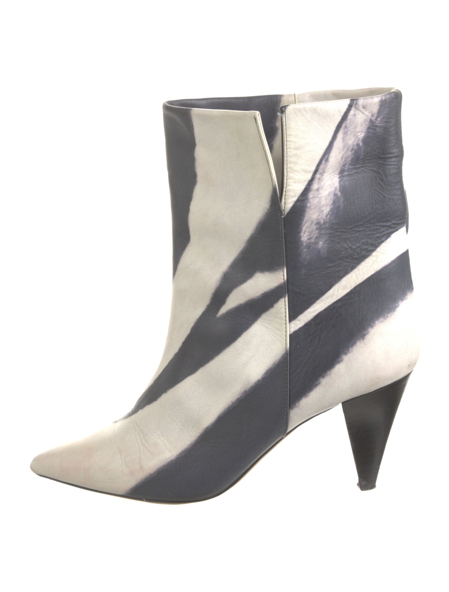 Isabel Marant Leather Animal Print Boots