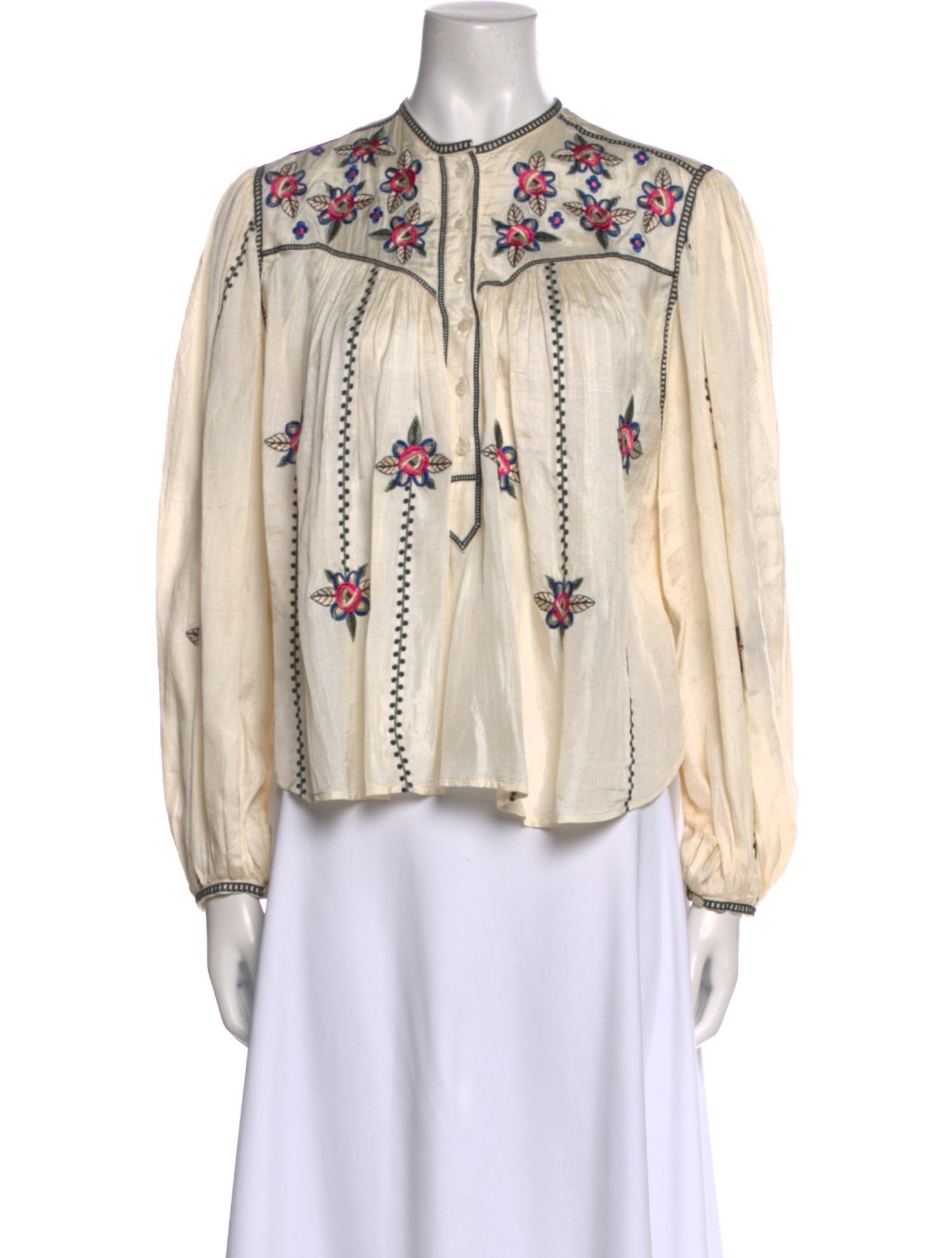 Isabel Marant Silk Printed Blouse w/ Tags