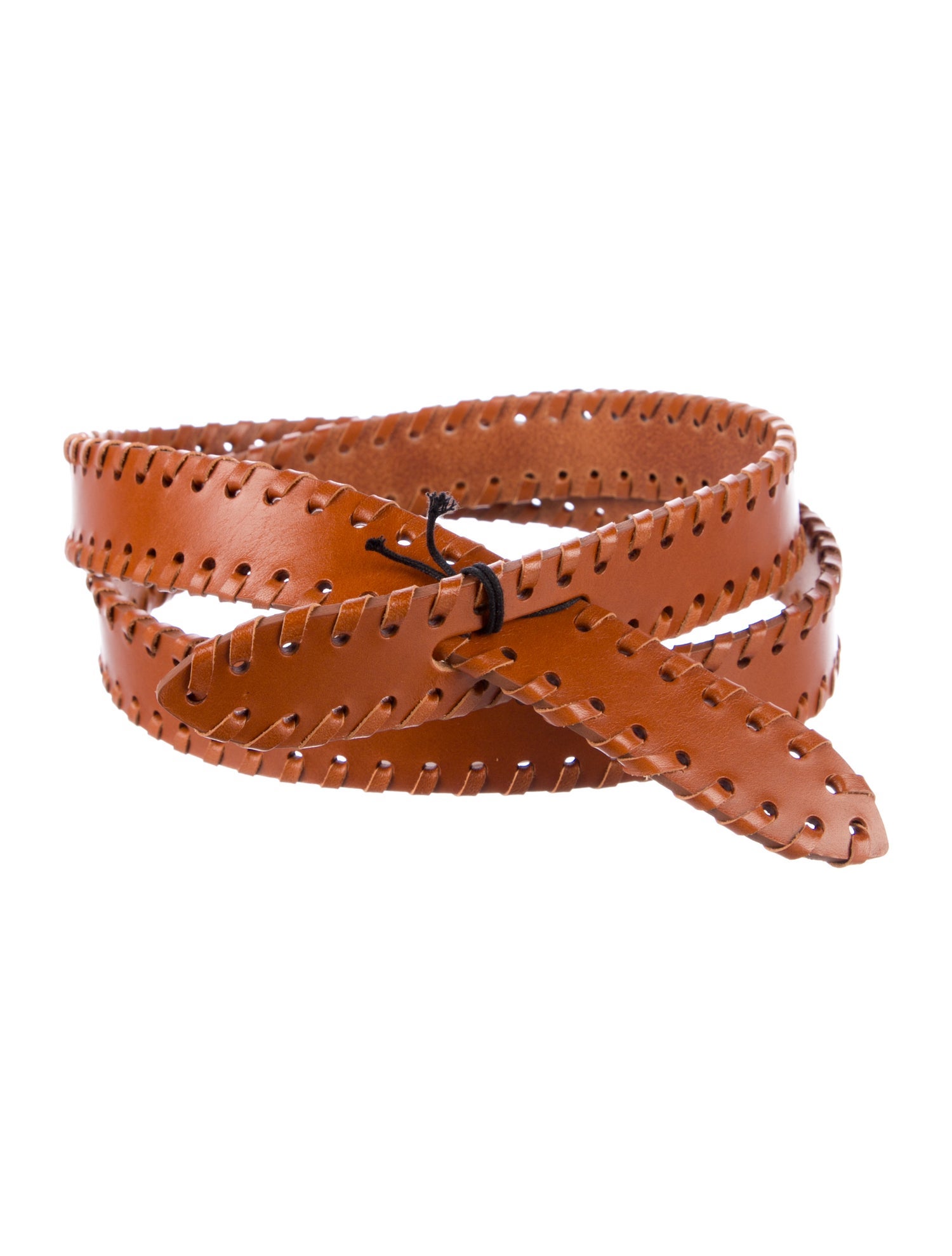 Isabel Marant Leather Braided Accents Belt w/ Tags