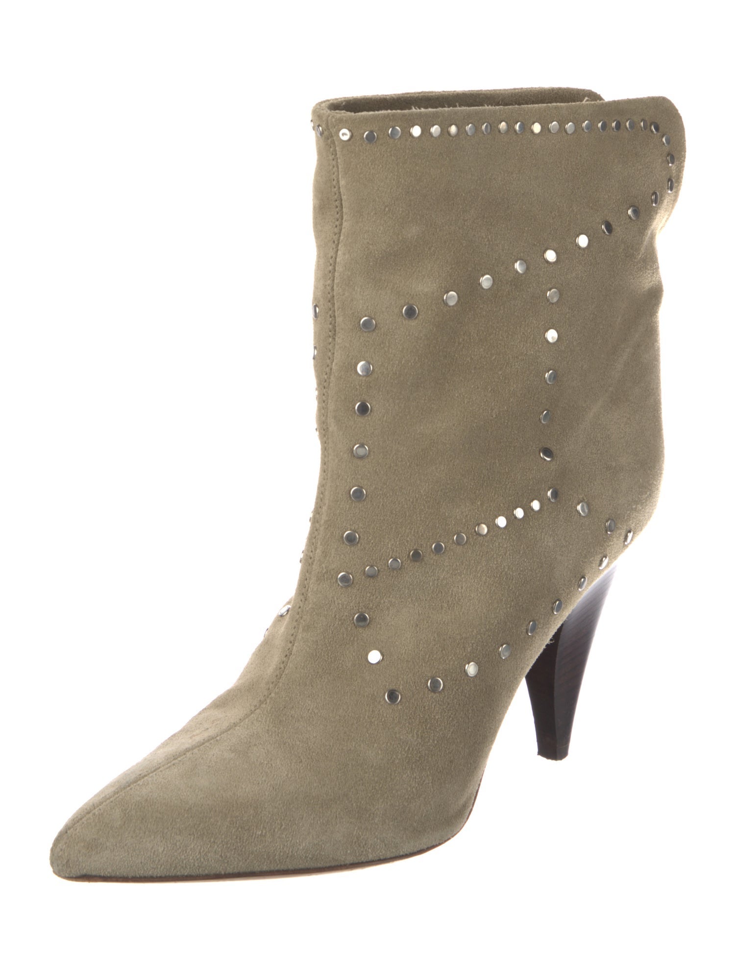 Isabel Marant Suede Studded Accents Boots