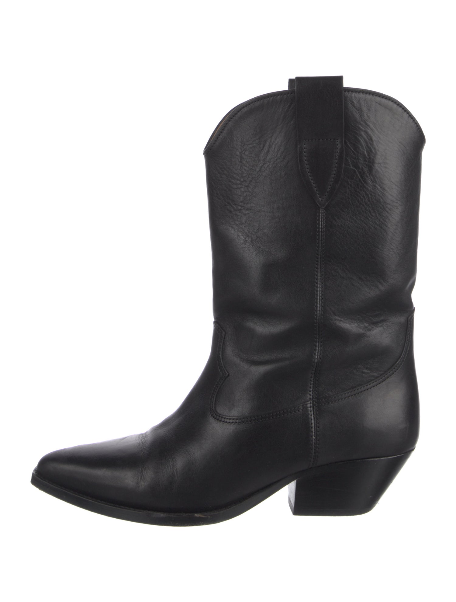 Isabel Marant Leather Western Boots
