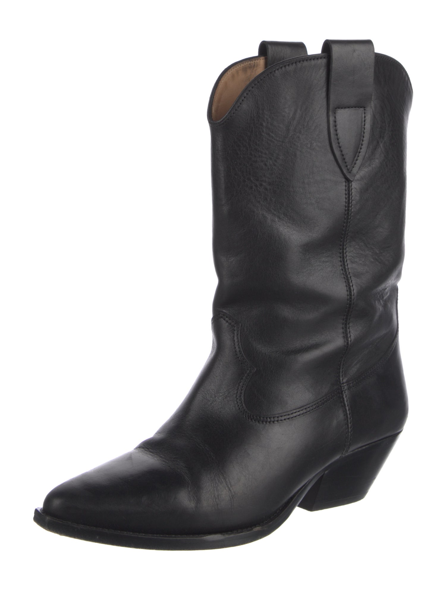 Isabel Marant Leather Western Boots