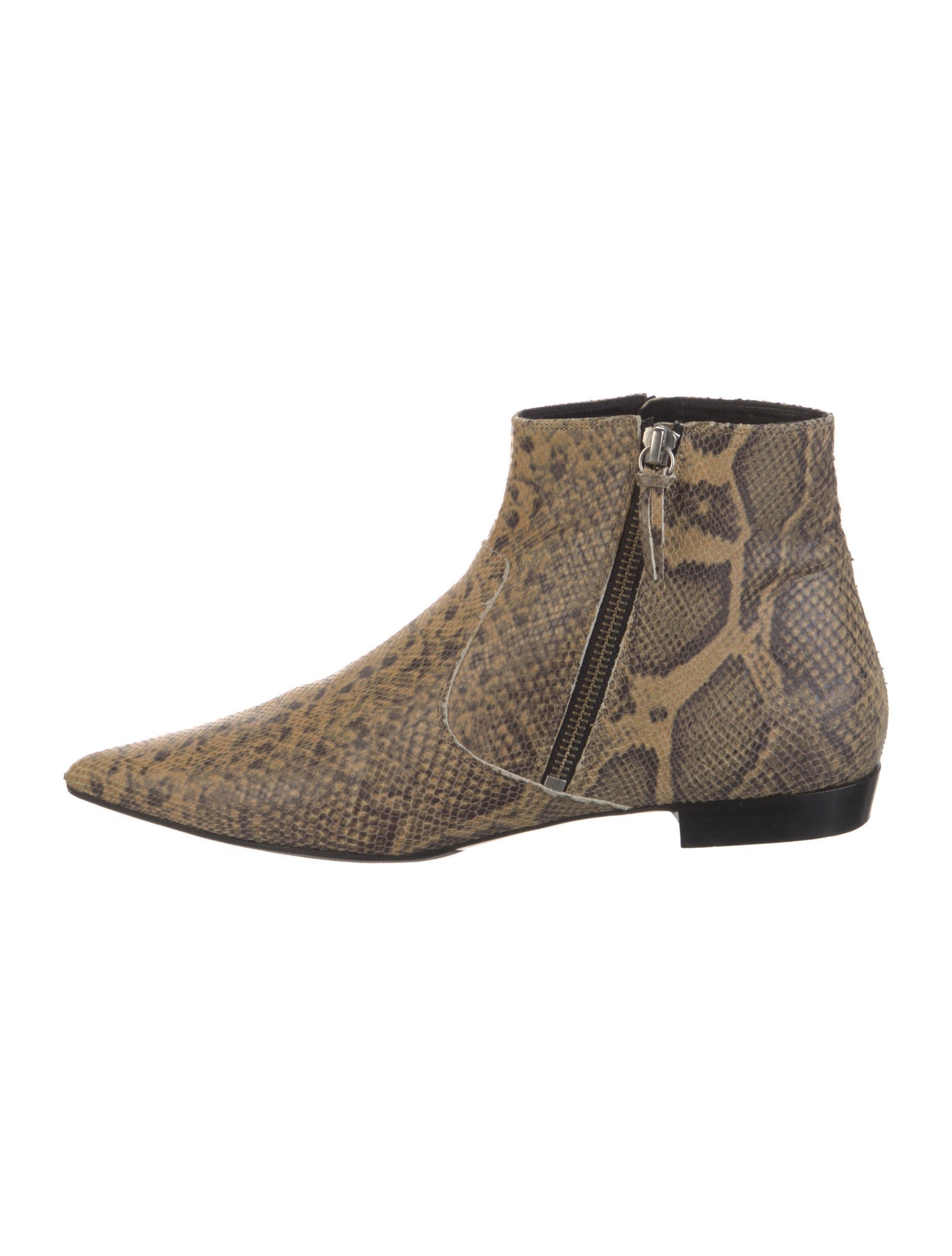 Isabel Marant Leather Animal Print Boots