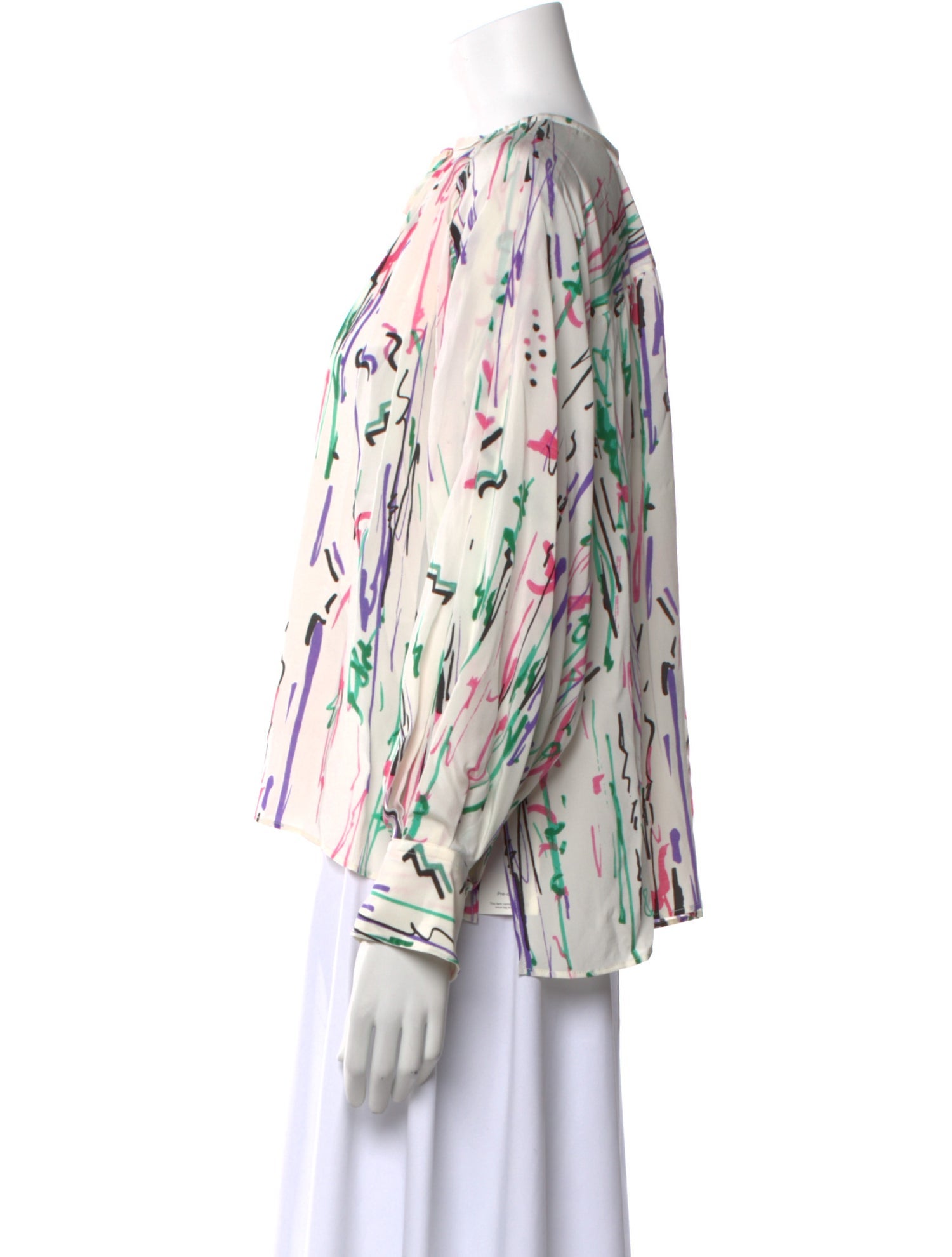 Isabel Marant Silk Printed Blouse