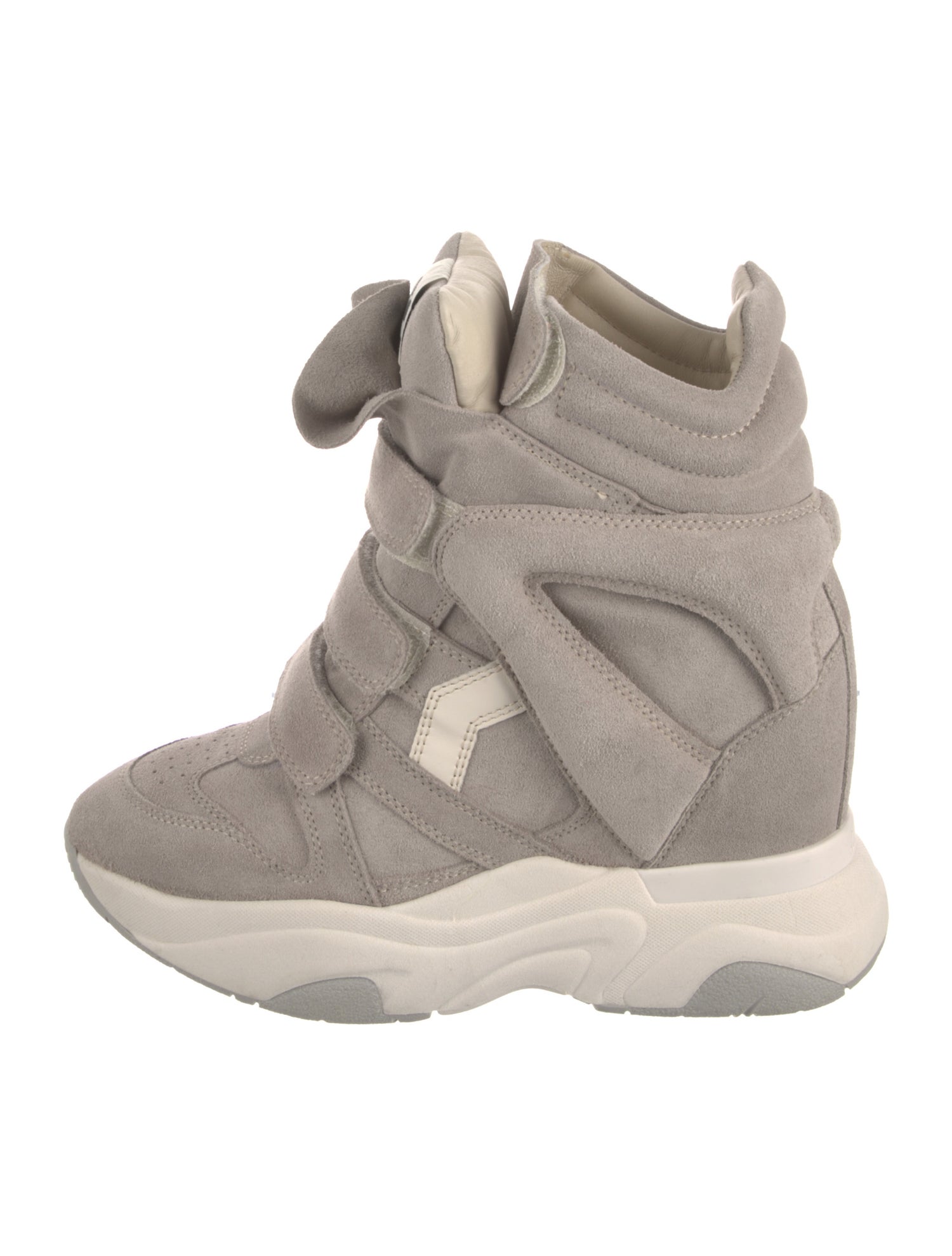 Isabel Marant Suede Wedge Sneakers