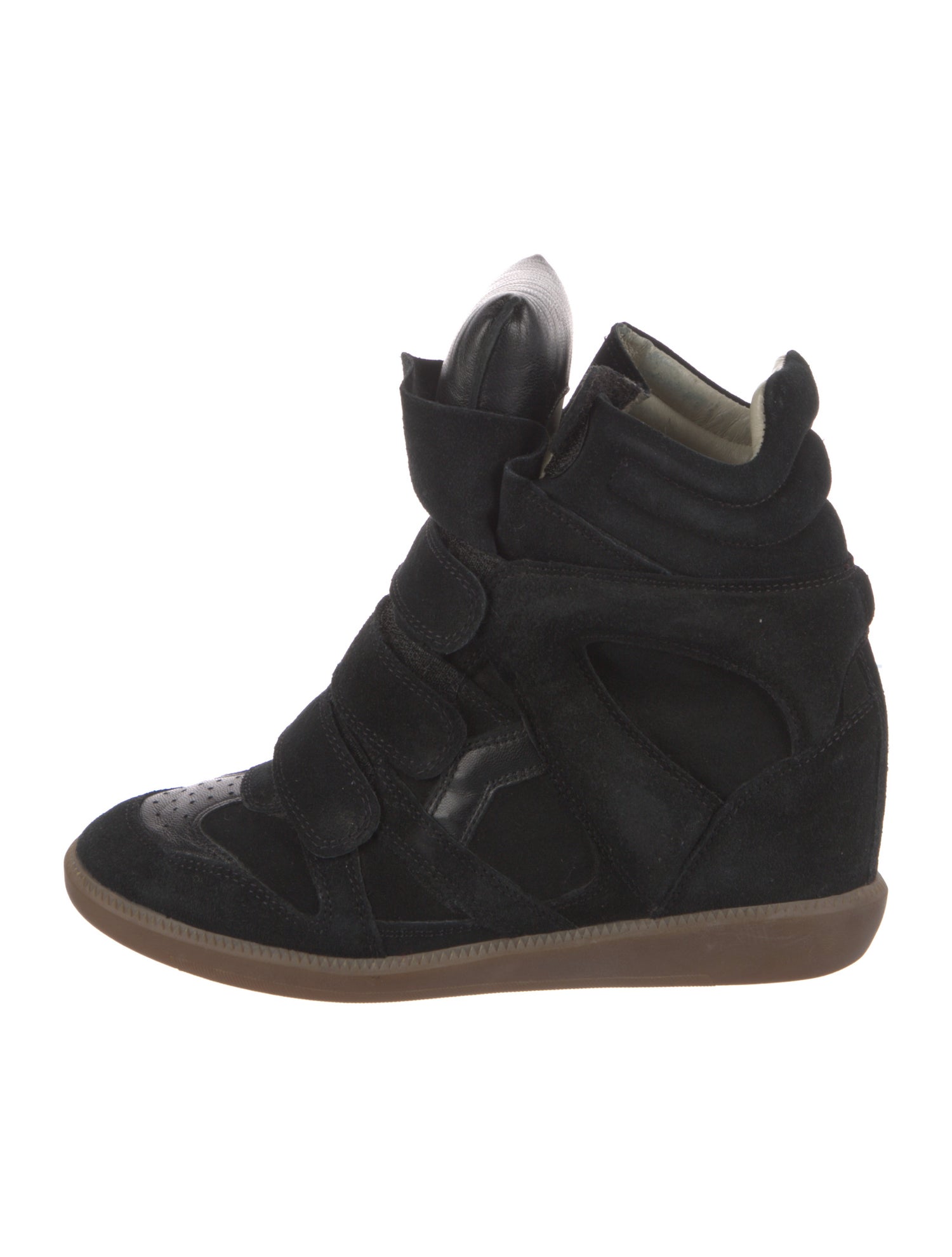 Isabel Marant Suede Wedge Sneakers