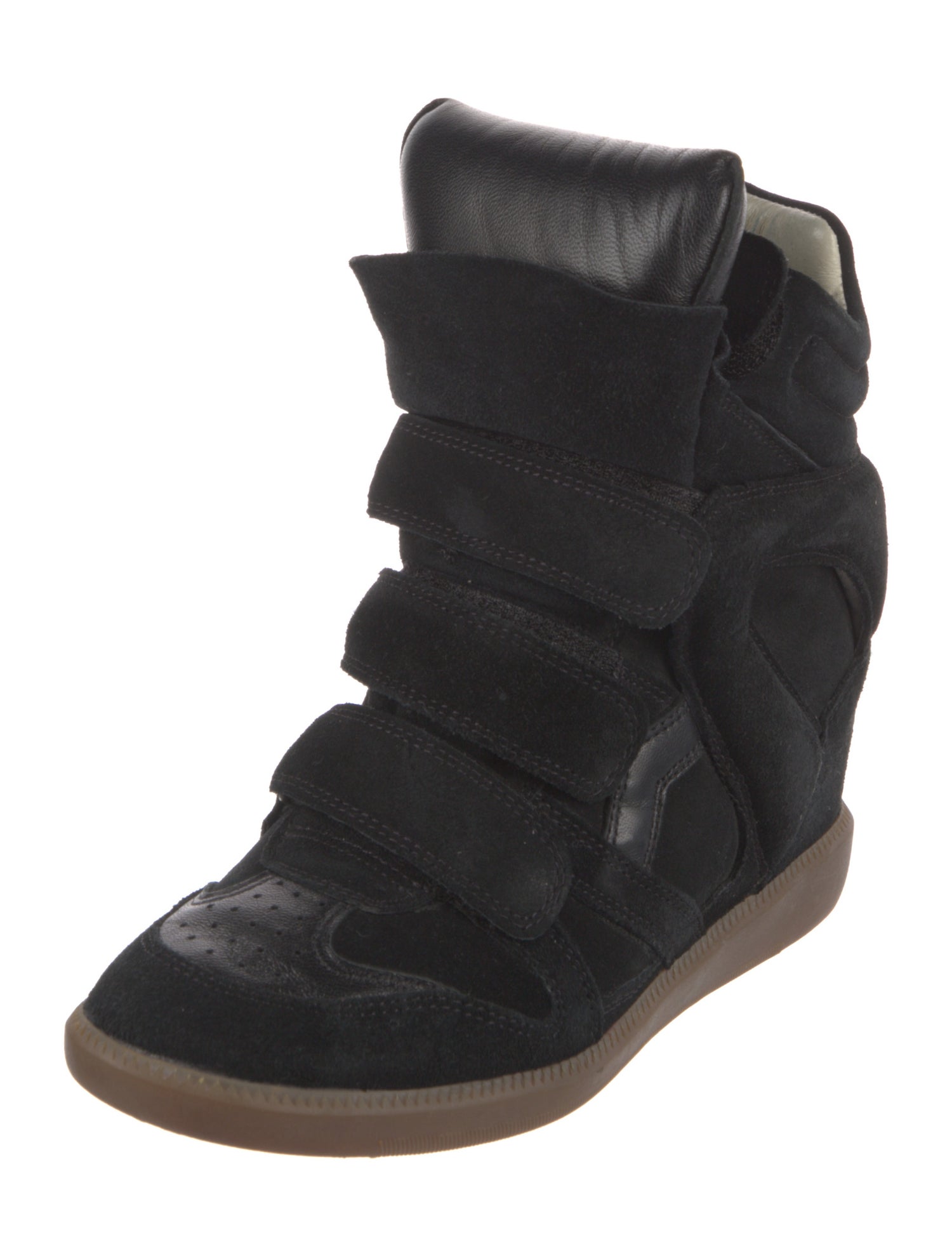 Isabel Marant Suede Wedge Sneakers