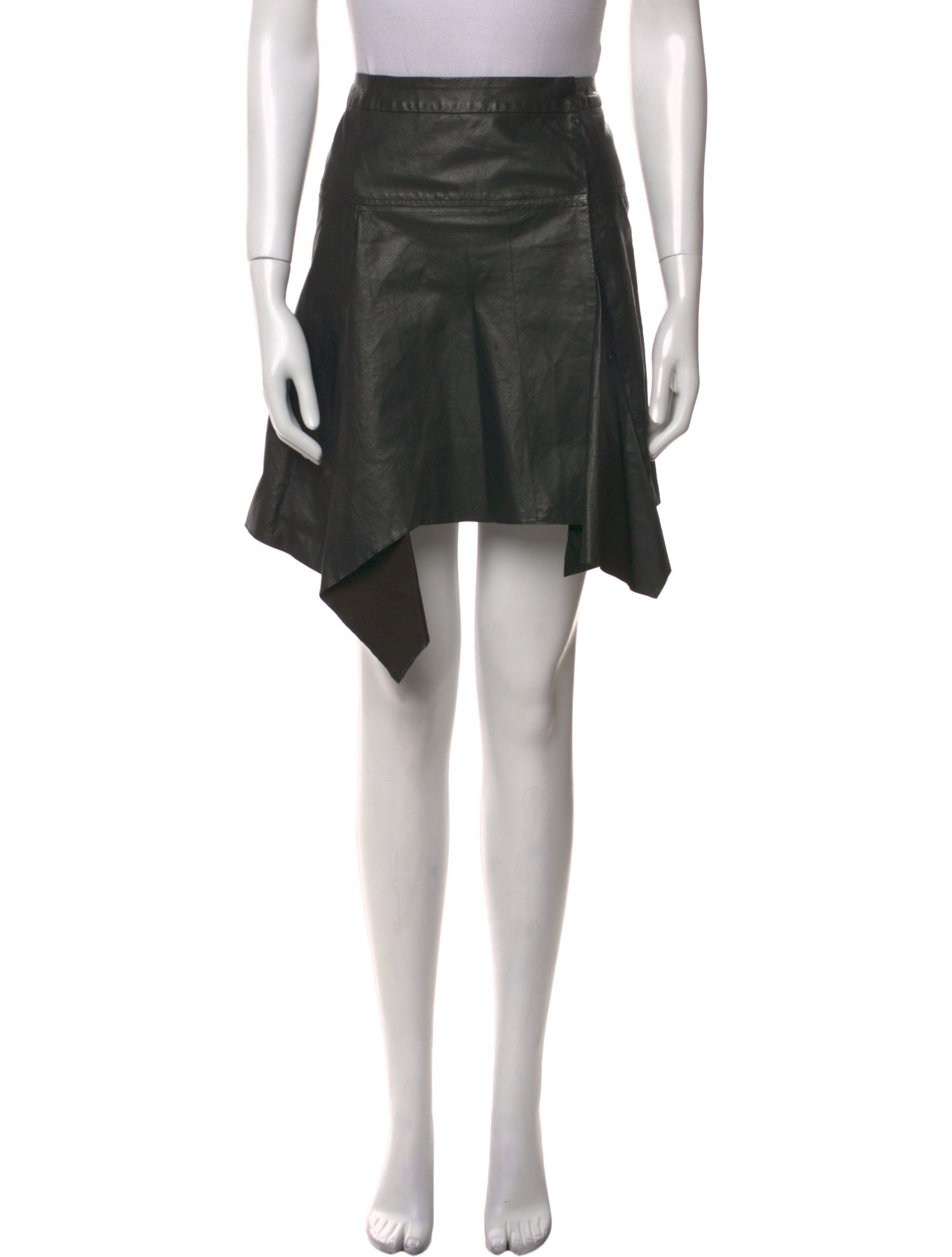 Isabel Marant Lambskin Knee-Length Skirt