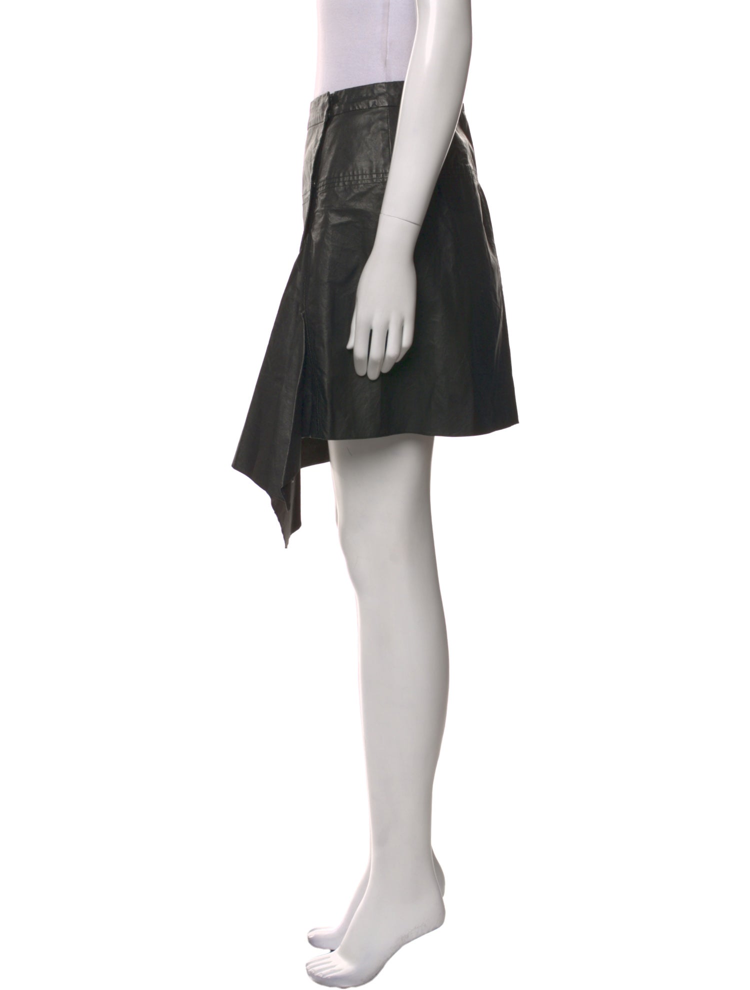 Isabel Marant Lambskin Knee-Length Skirt