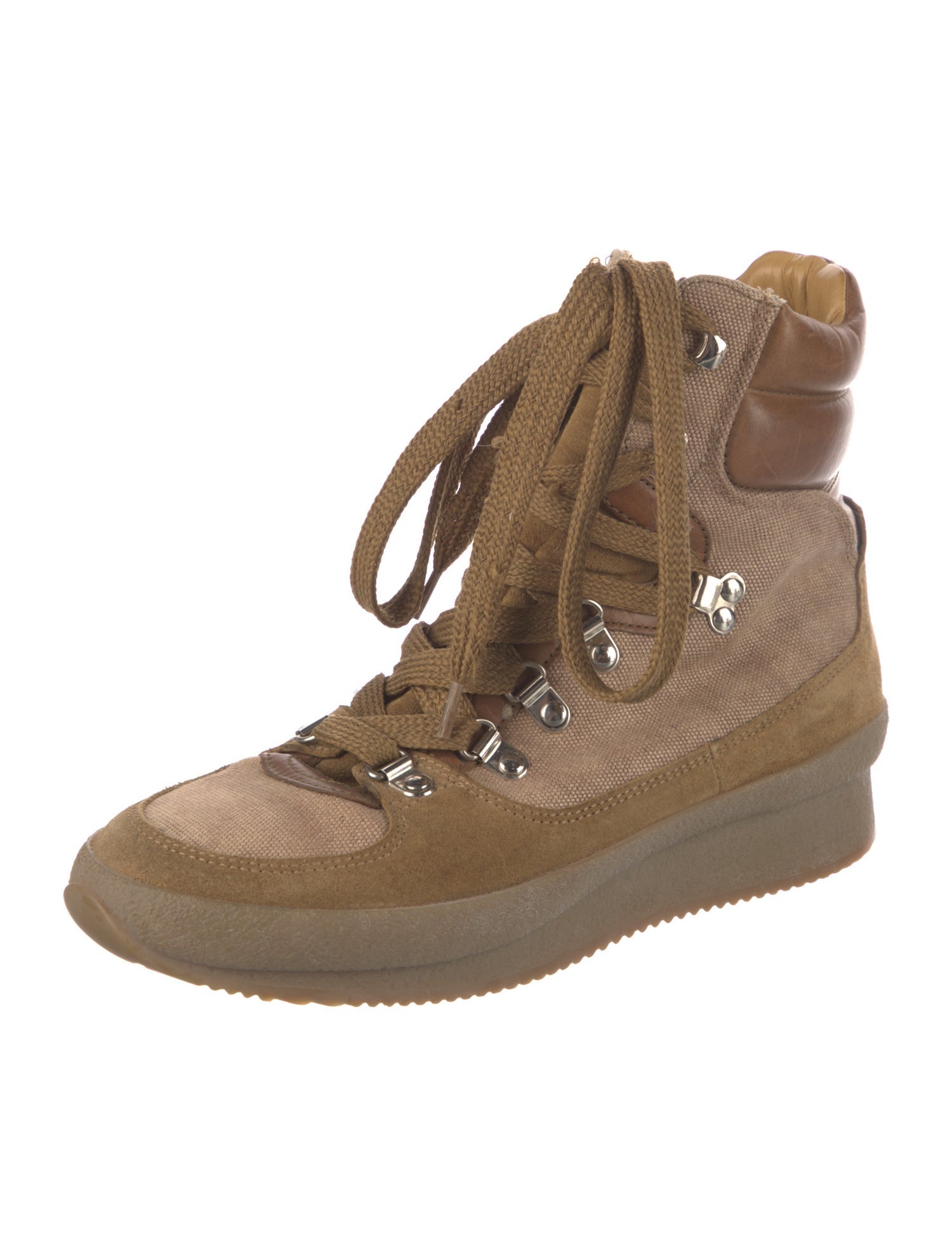 Isabel Marant Leather Hiking Boots