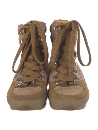 Isabel Marant Leather Hiking Boots