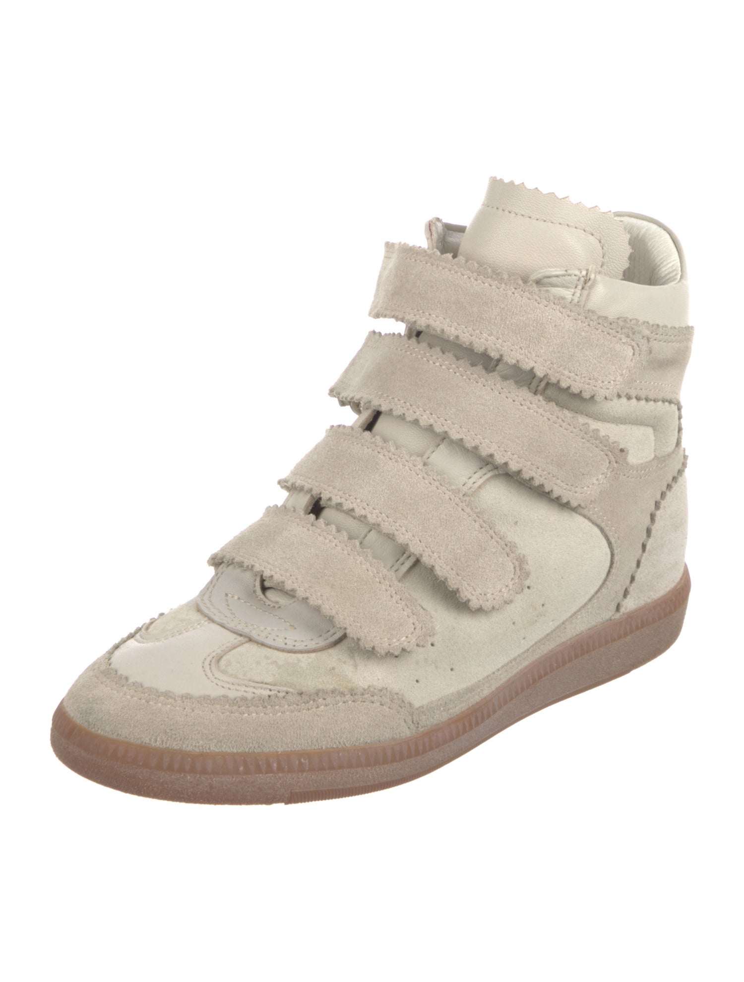 Isabel Marant Suede Wedge Sneakers