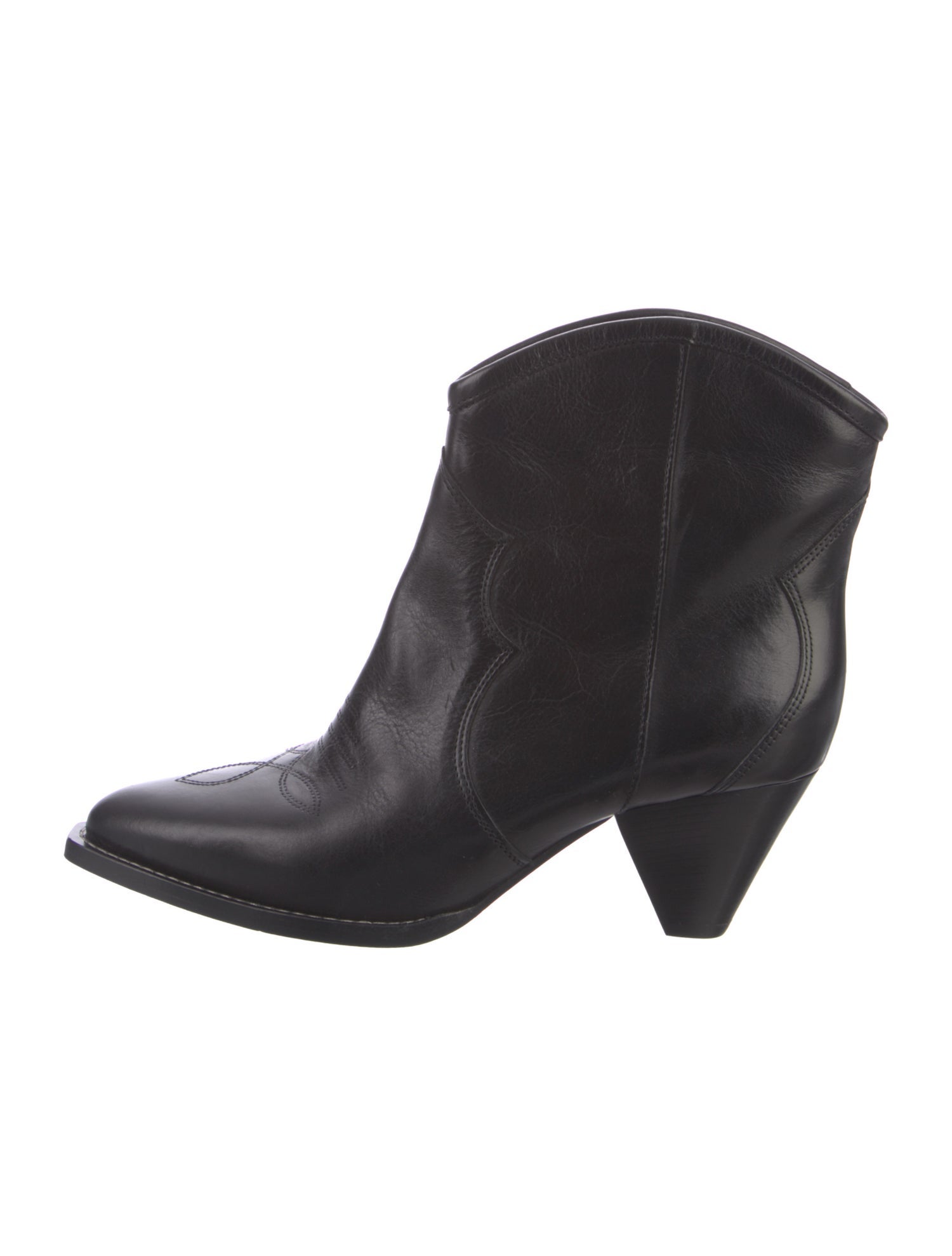Isabel Marant Leather Western Boots