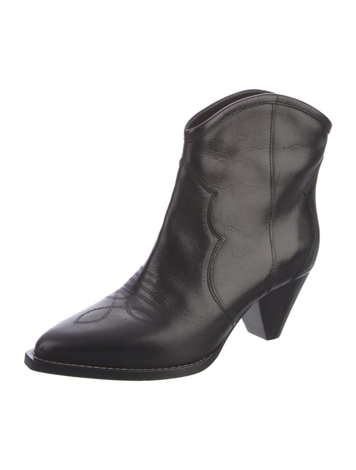 Isabel Marant Leather Western Boots