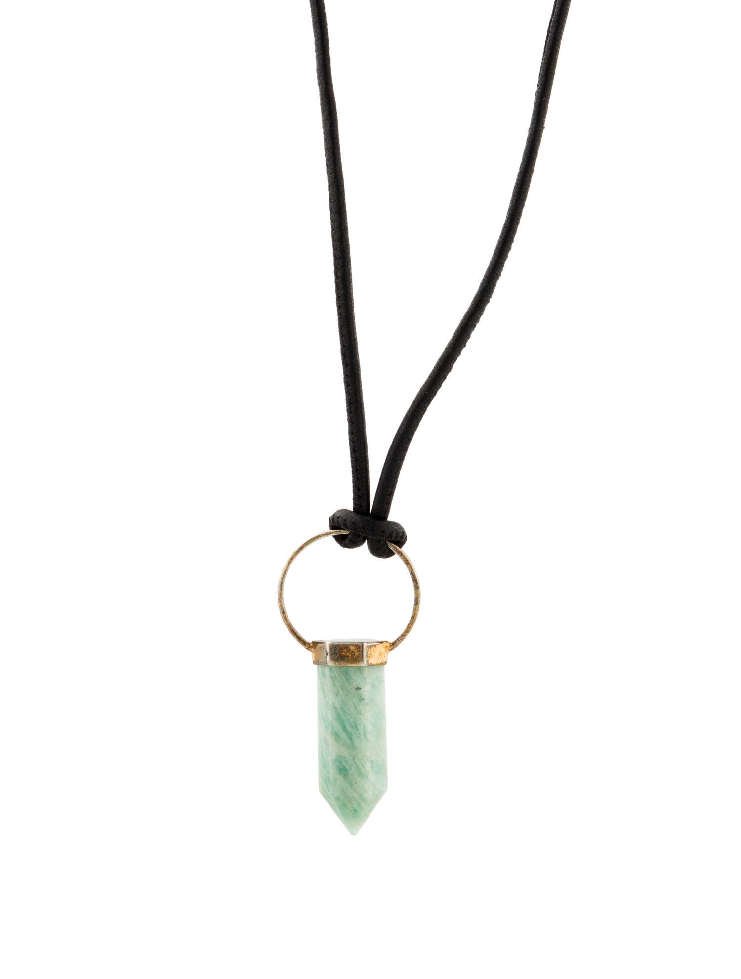 Isabel Marant Leather Pendant Necklace
