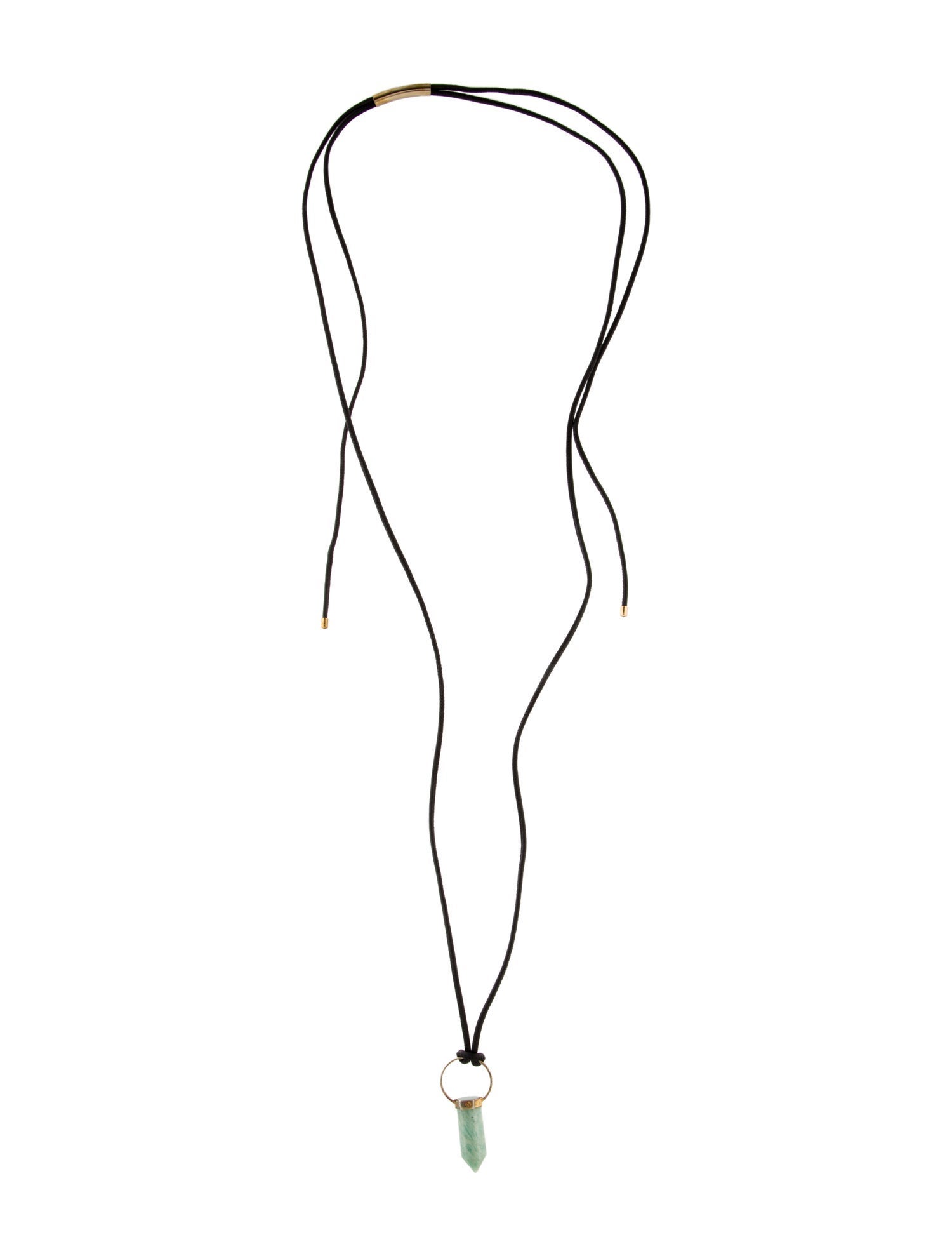 Isabel Marant Leather Pendant Necklace