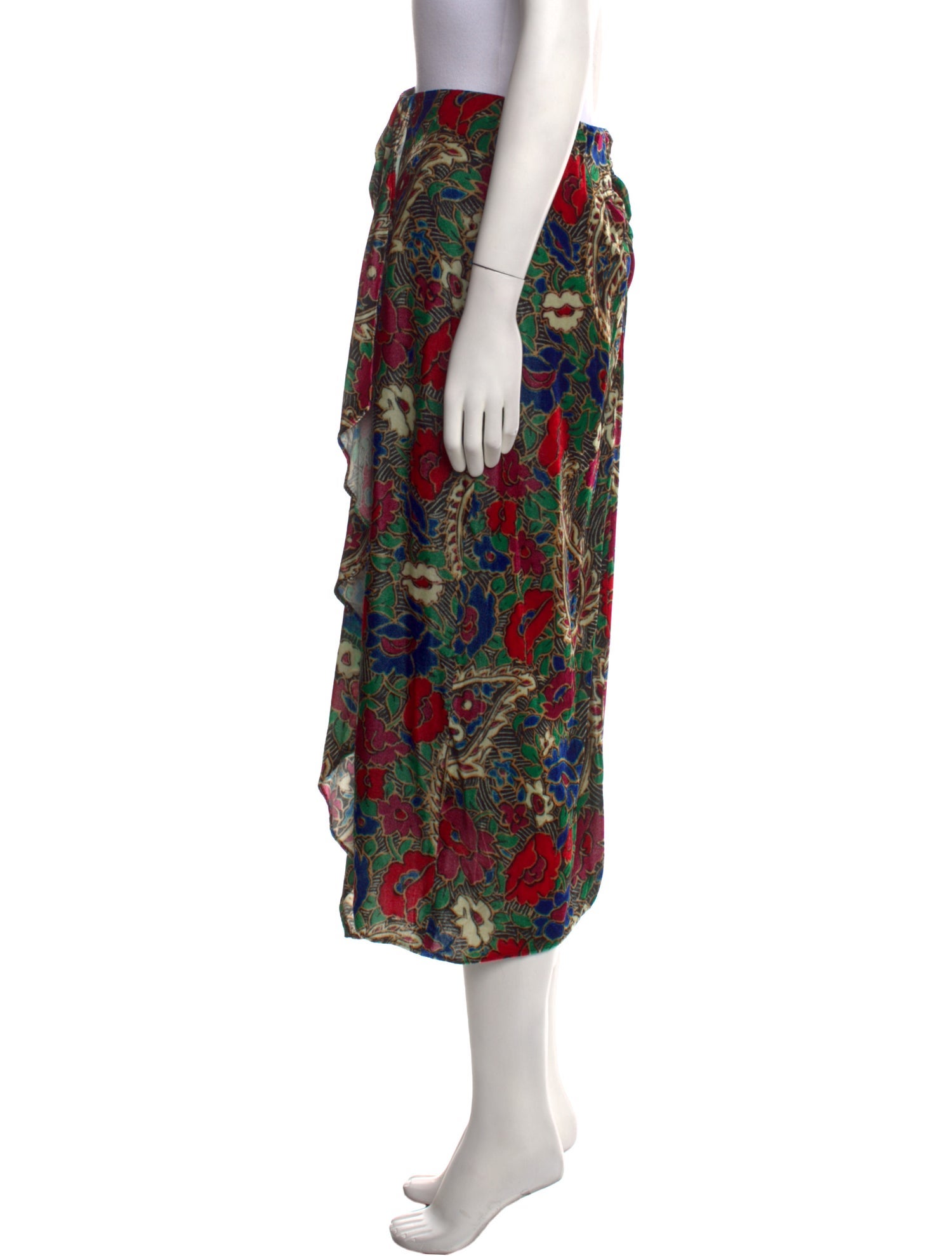 Isabel Marant Floral Print Midi Length Skirt