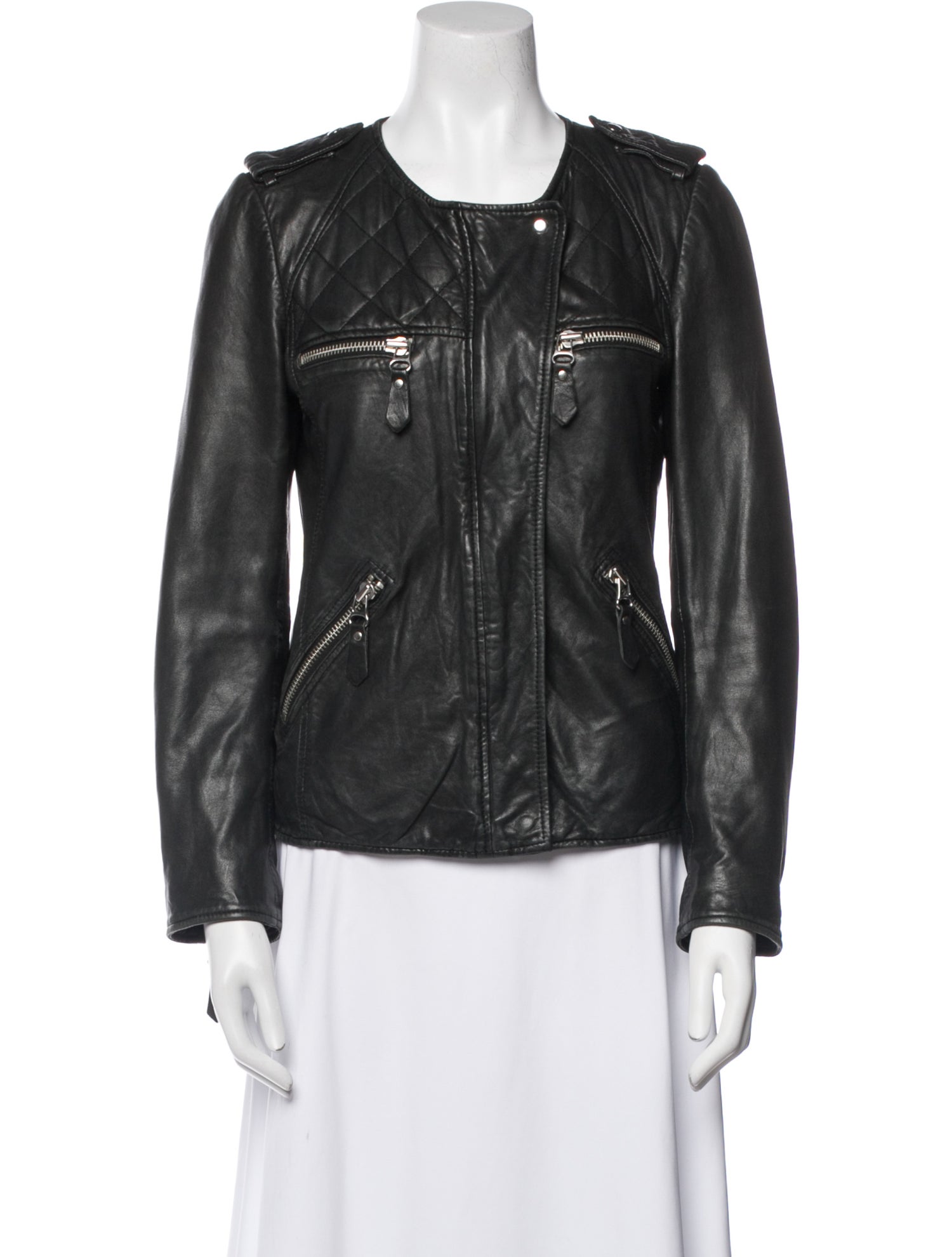 Isabel Marant Lambskin Biker Jacket