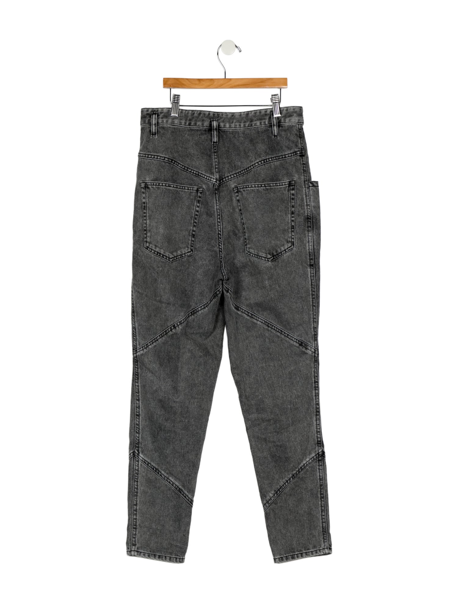 Isabel Marant High-Rise Straight Leg Jeans