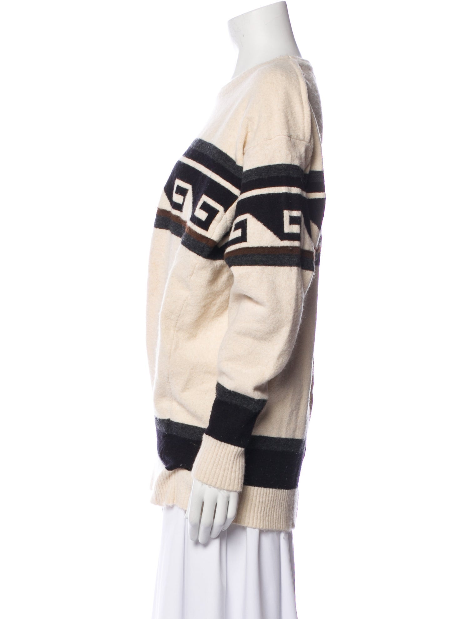 Isabel Marant Wool Graphic Print Sweater