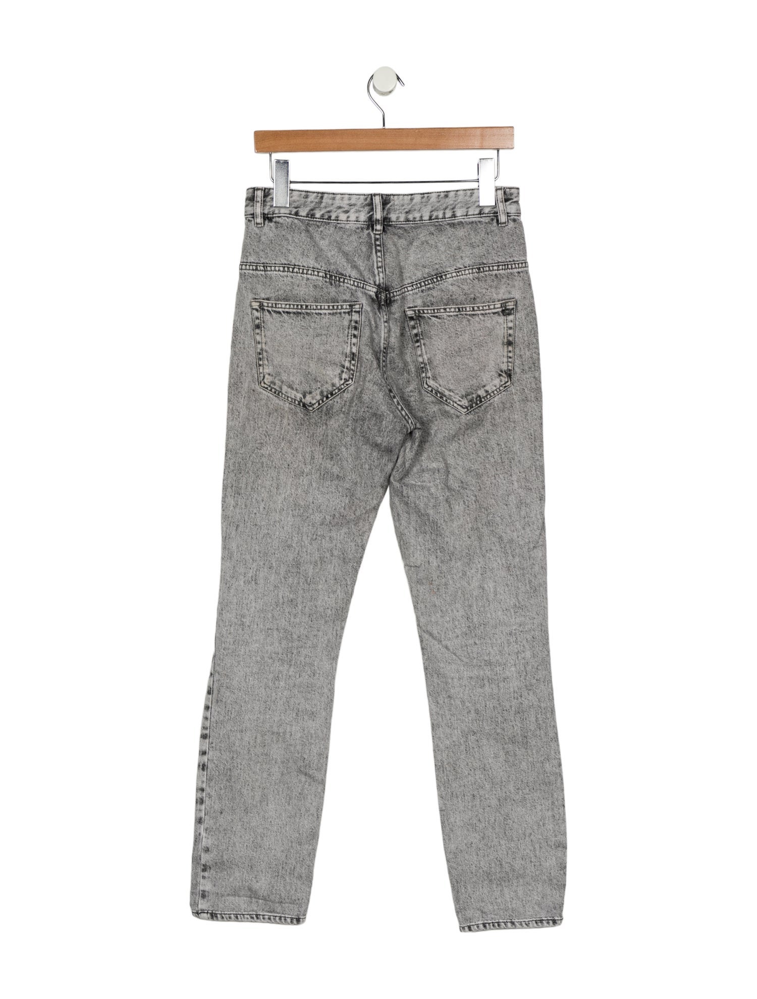Isabel Marant High-Rise Straight Leg Jeans