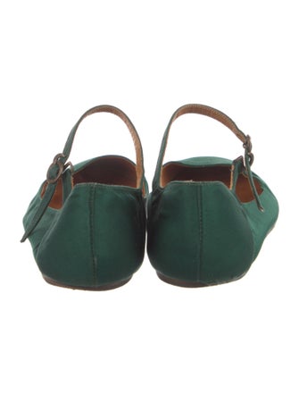 Isabel Marant Satin Mary Jane Flats