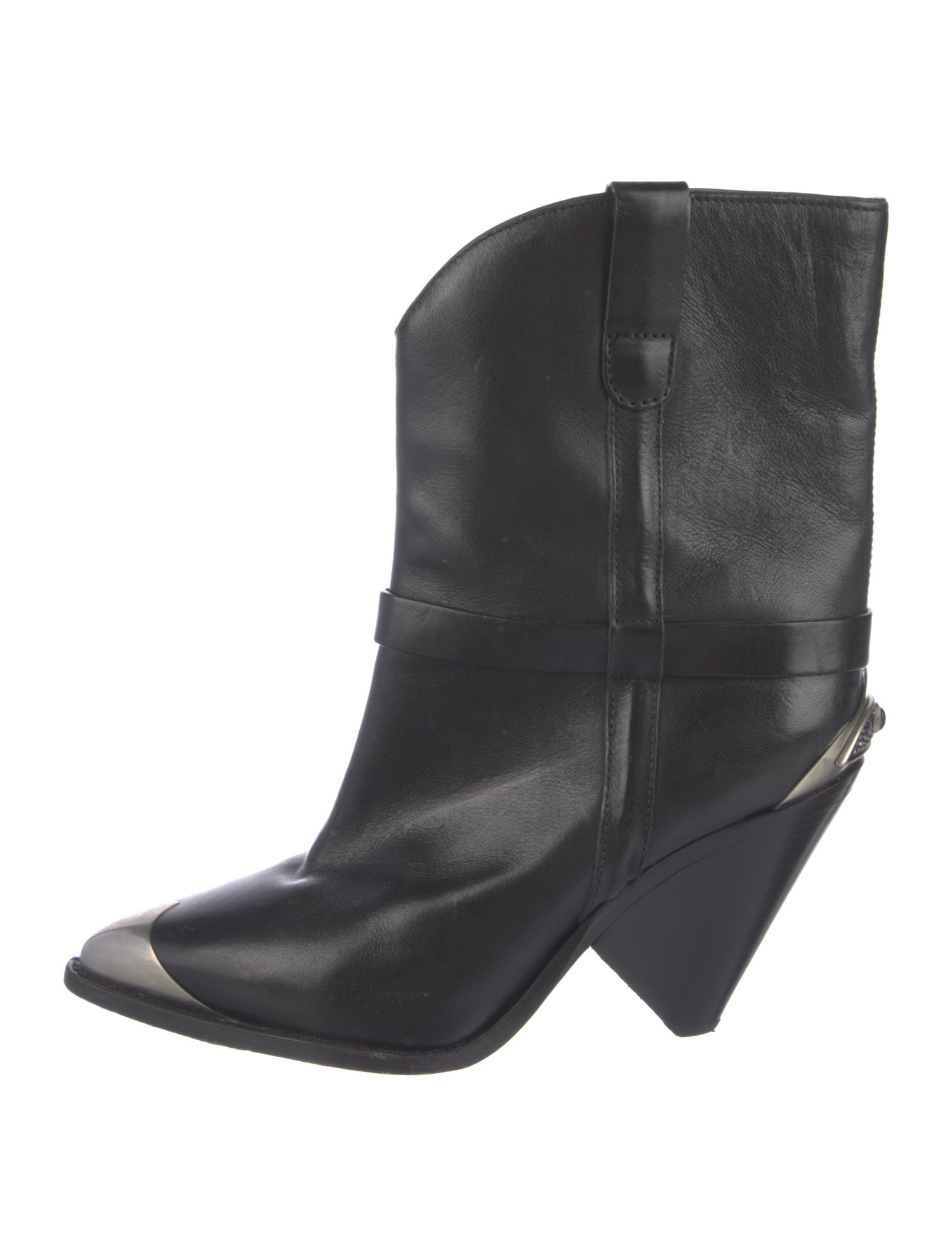 Isabel Marant Leather Western Boots
