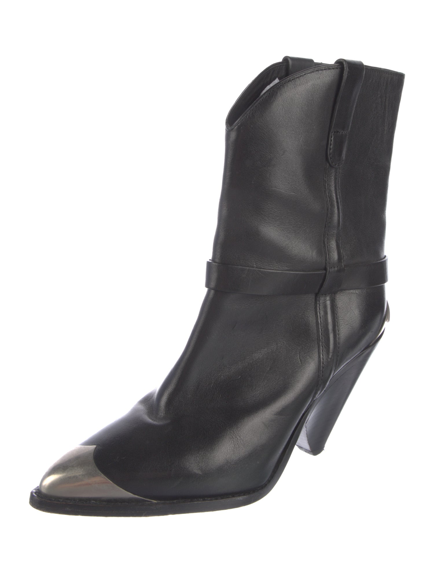 Isabel Marant Leather Western Boots