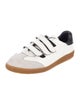 Isabel Marant Leather Colorblock Pattern Sneakers